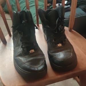 Nike Air Force 1 High Top Triple Black - CW2290-001 No Straps